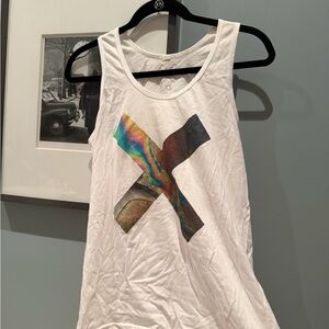 Vintage White the XX 2013 Coachella Tank Top XS